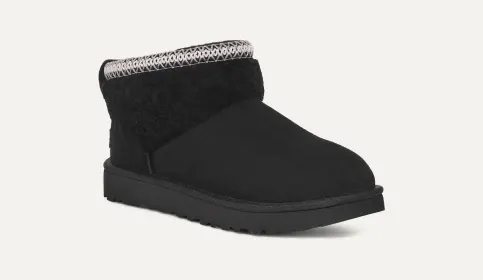 Classic Ultra Mini Maxi Curly Boot