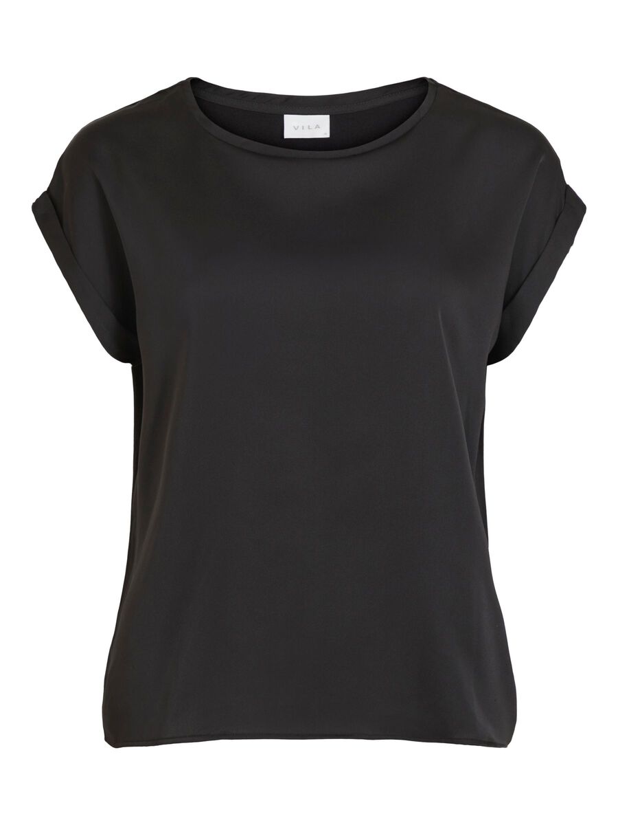 Round Neck Short Sleeved Top