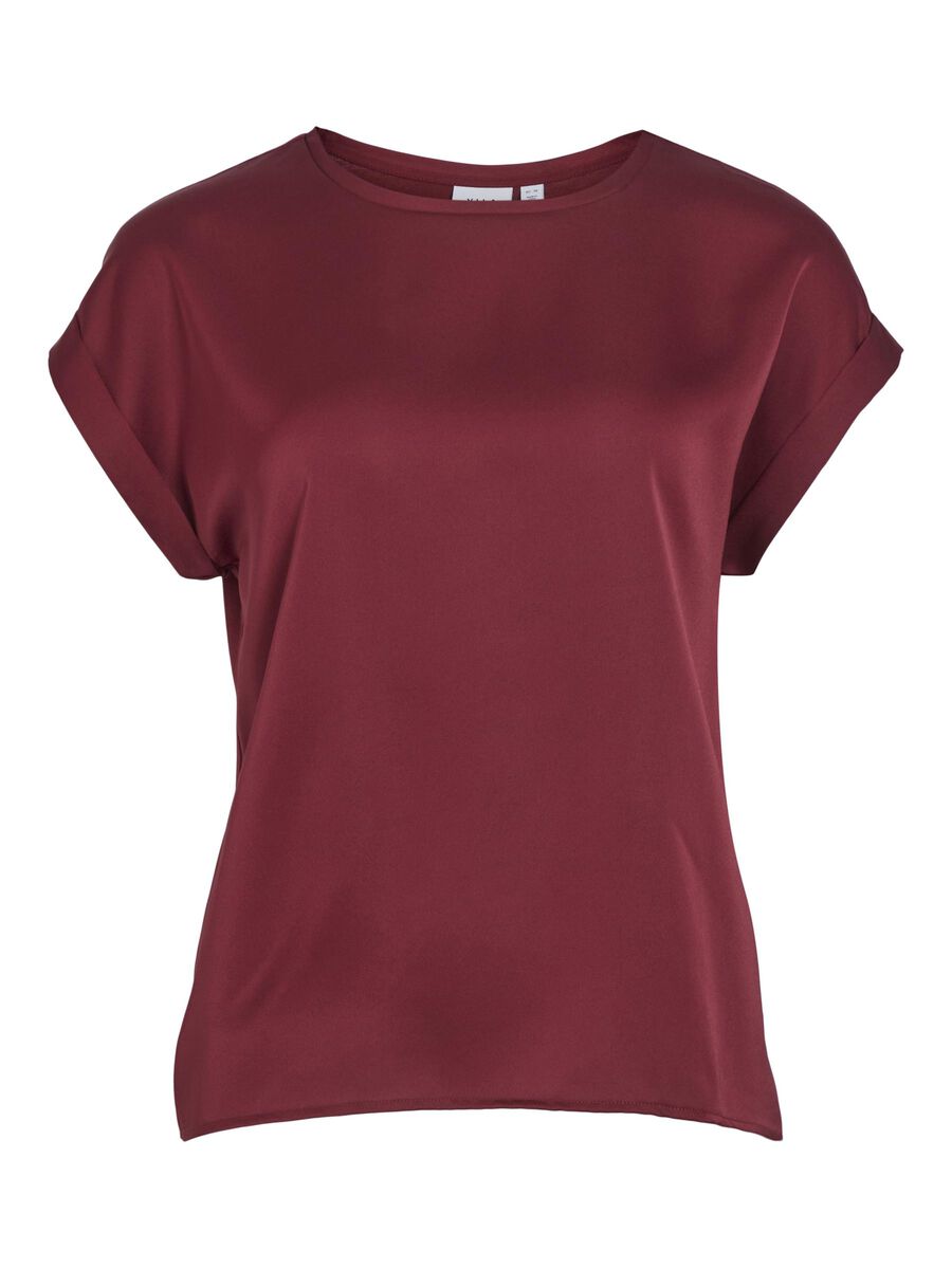 Round Neck Short Sleeved Top