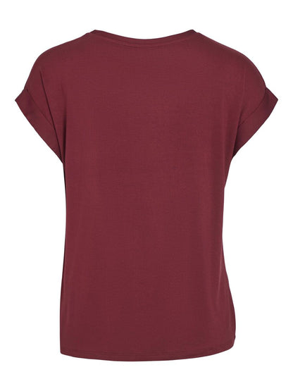 Round Neck Short Sleeved Top