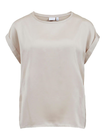 Round Neck Short Sleeved Top