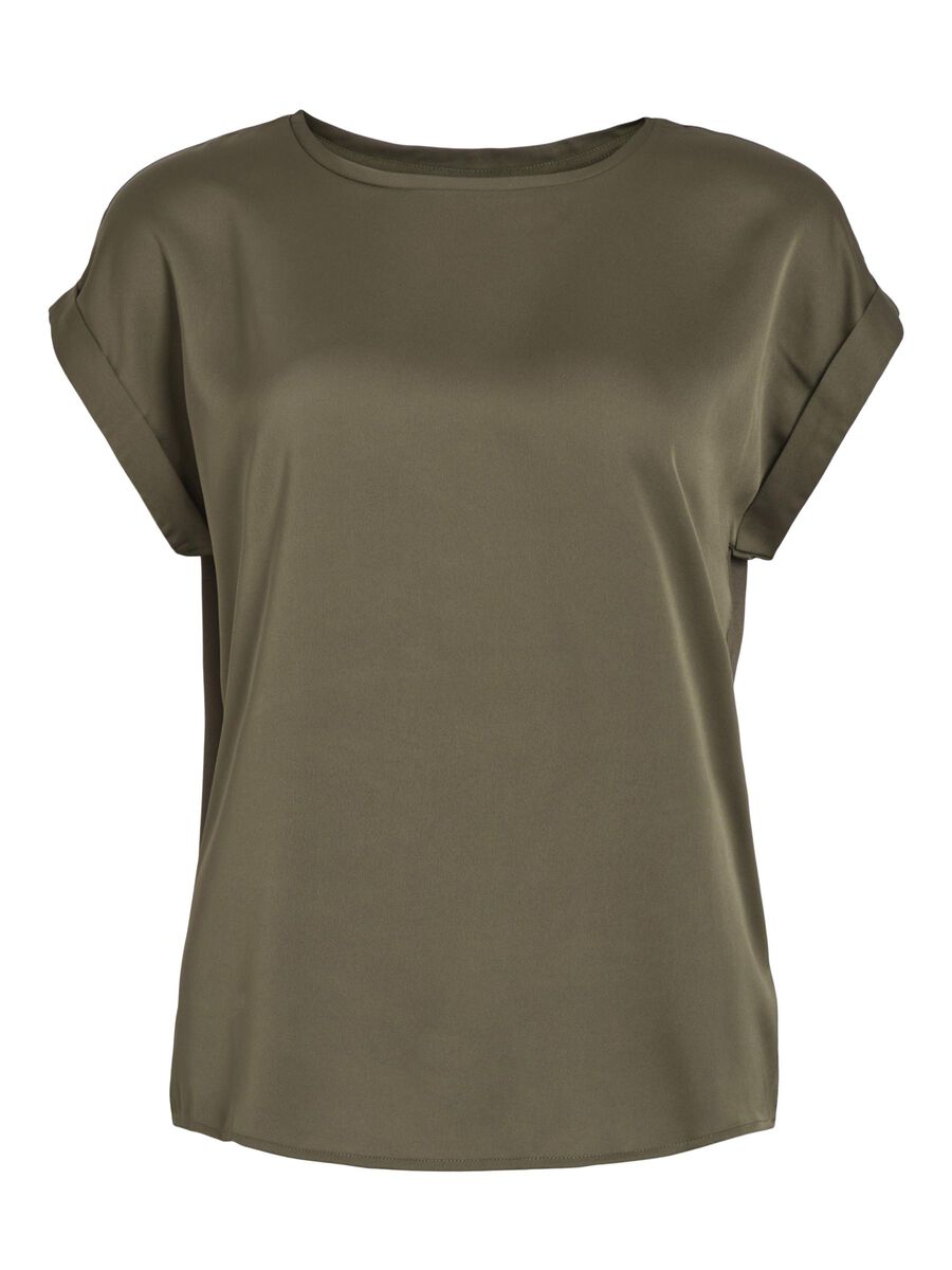 Round Neck Short Sleeved Top