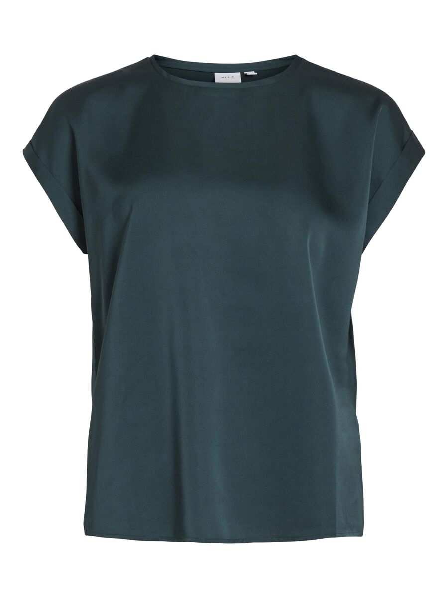 Round Neck Short Sleeved Top