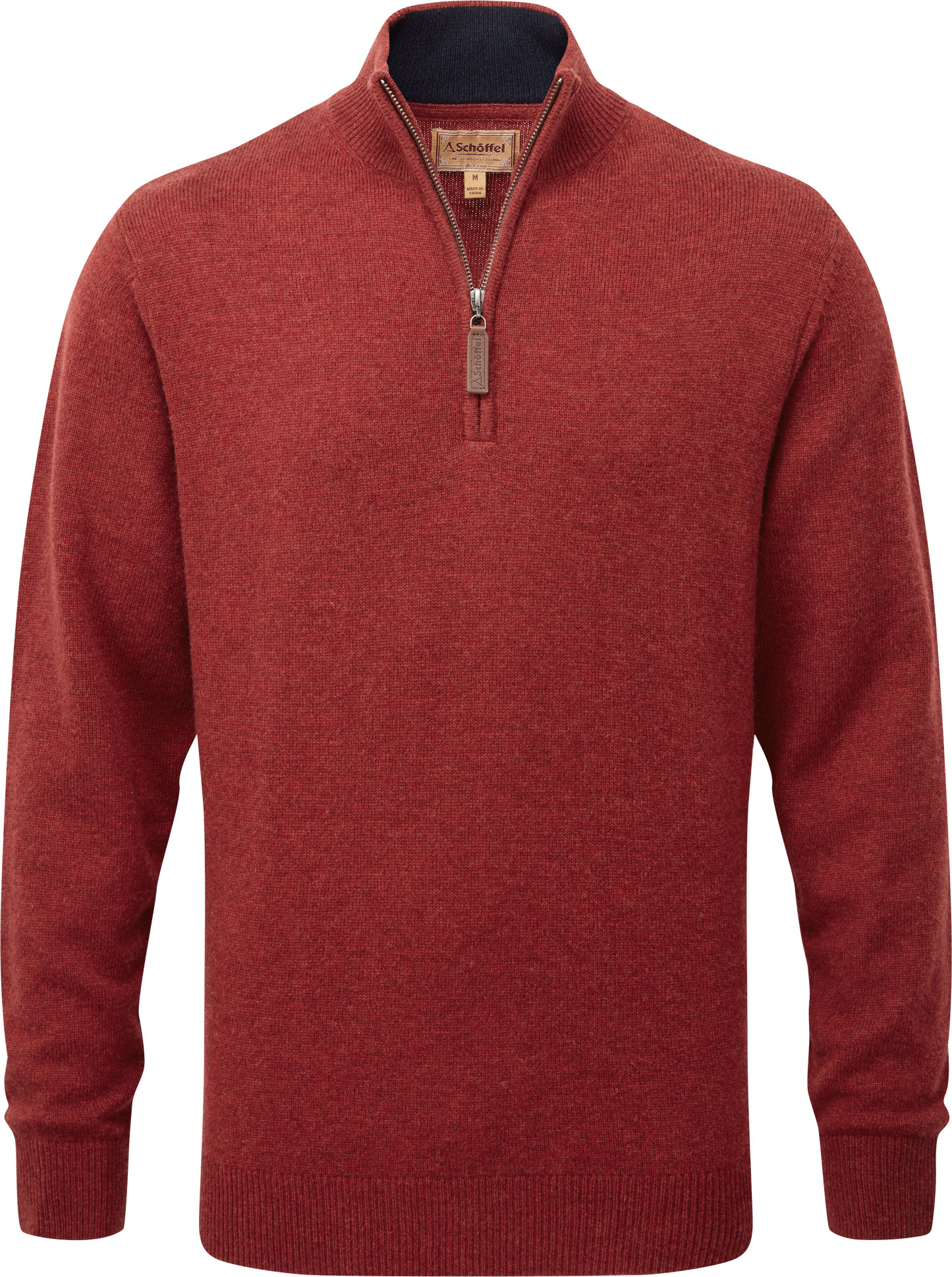 Lewis Lambswool 1/4 Zip Jumper