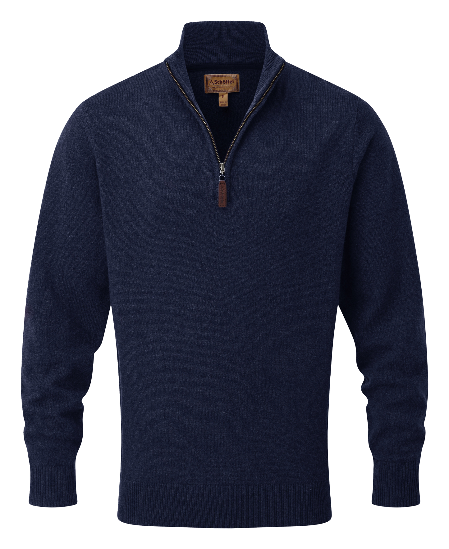 Lewis Lambswool 1/4 Zip Jumper