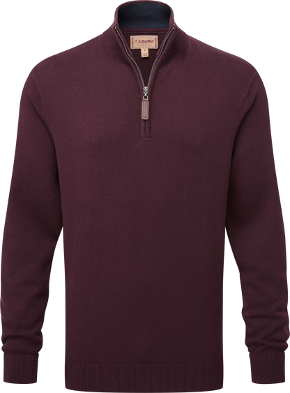 Calton Cotton Cashmere 1/4 Zip Jumper