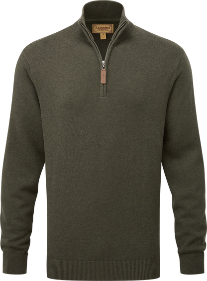 Calton Cotton Cashmere 1/4 Zip Jumper