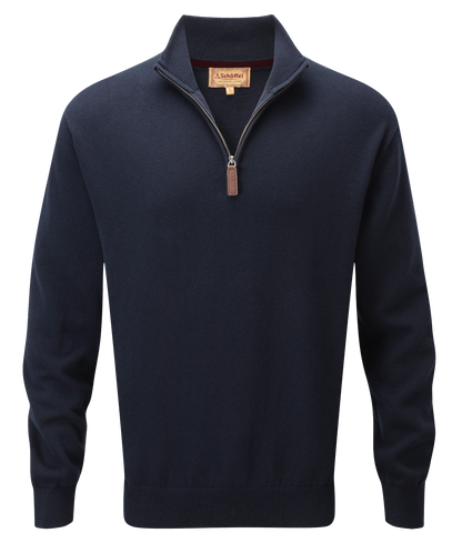 Calton Cotton Cashmere 1/4 Zip Jumper