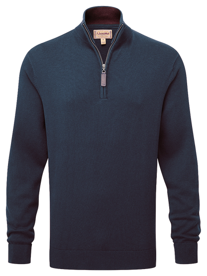 Calton Cotton Cashmere 1/4 Zip Jumper