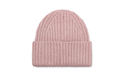 Chunky Rib-Knit Beanie Hat