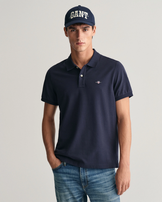 Regular Fit Shield Pique Polo Shirt