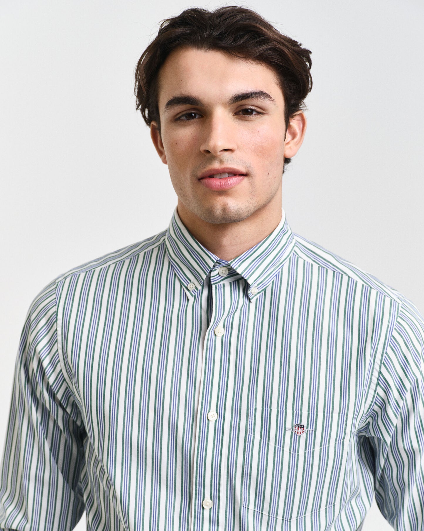 Regular Fit Garment-Dyed Checked Shirt