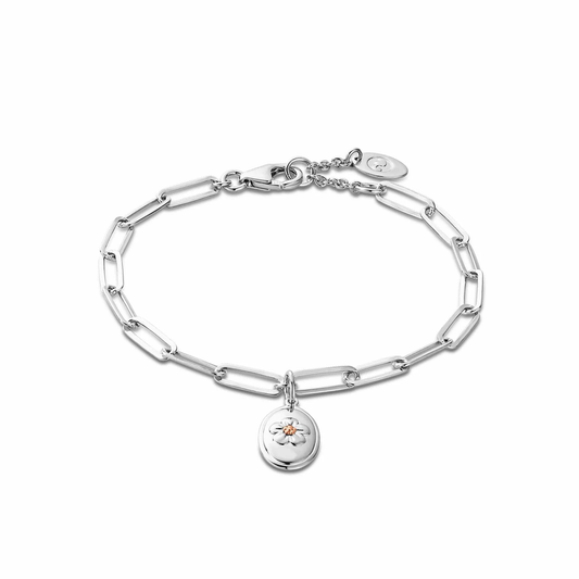 Forget Me Not Silver Bracelet