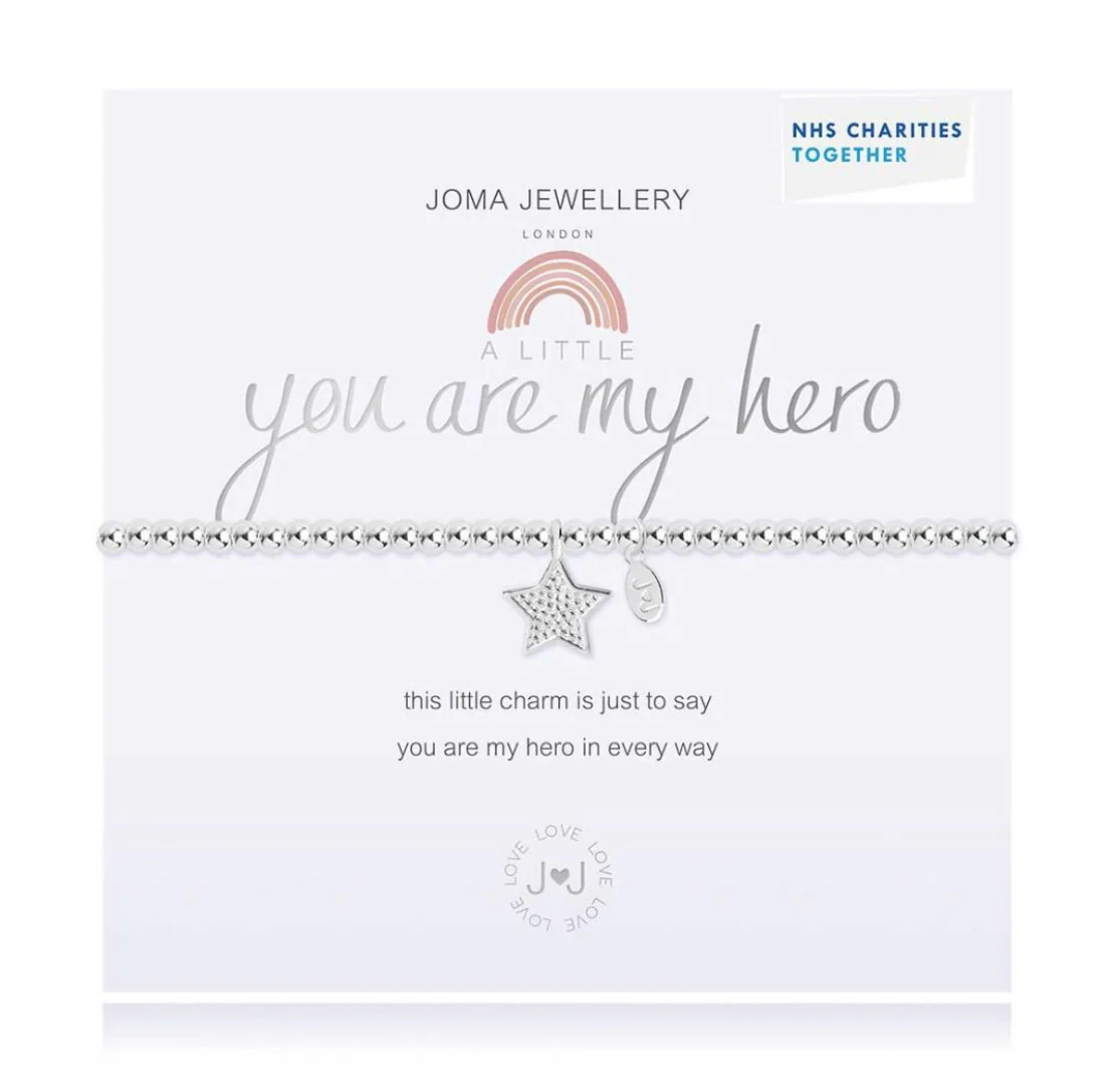 A Little You Are My Hero NHS Bracelet