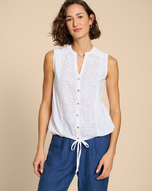 Tulip Jersey Sleeveless Shirt