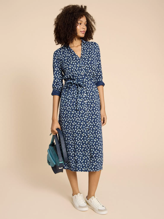 Annie Jersey Shirt Dress