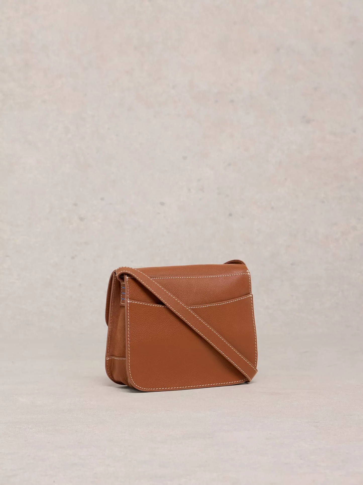 Evie Leather Satchel Mid Tan