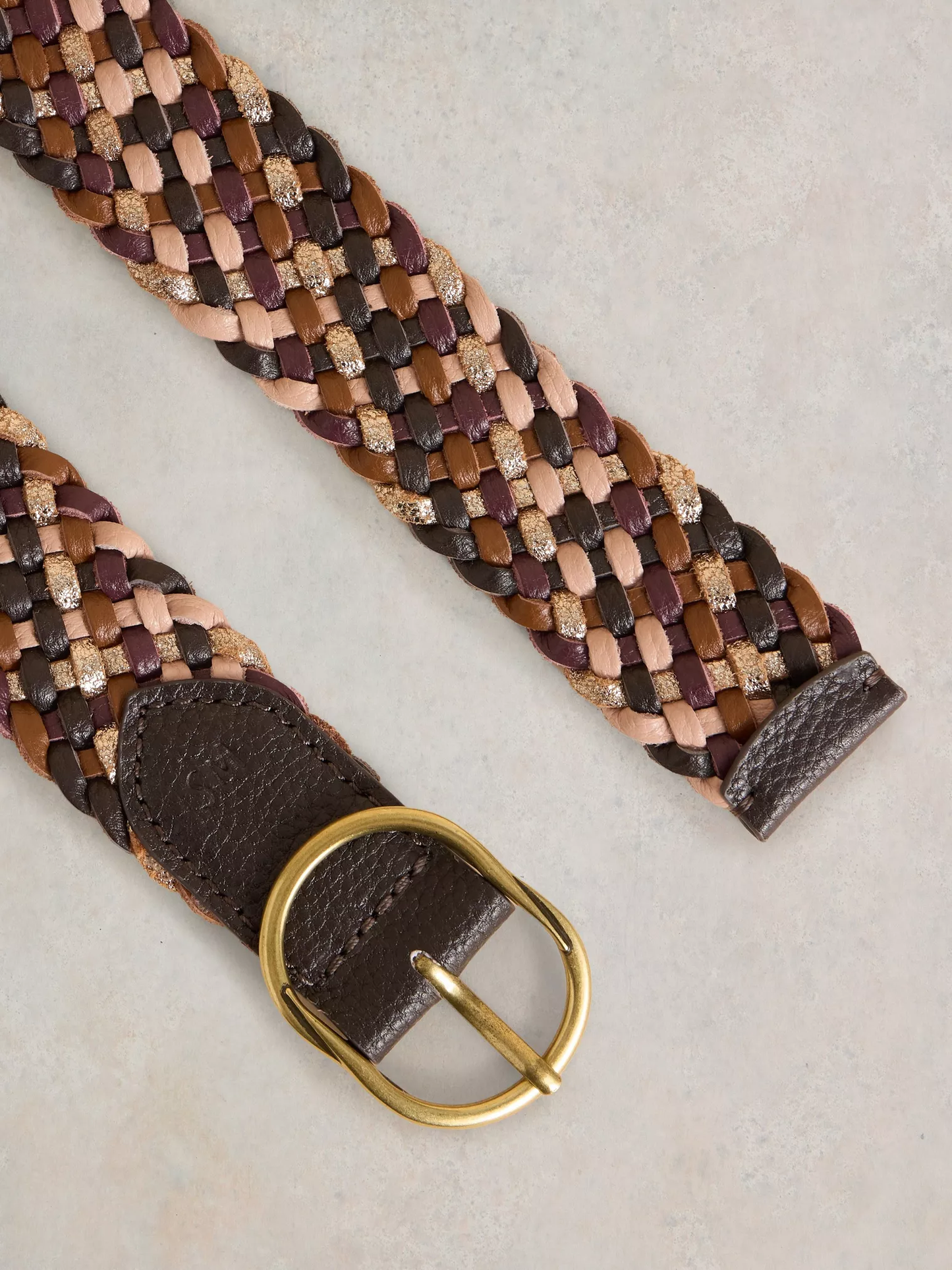 Leather Weave Belt