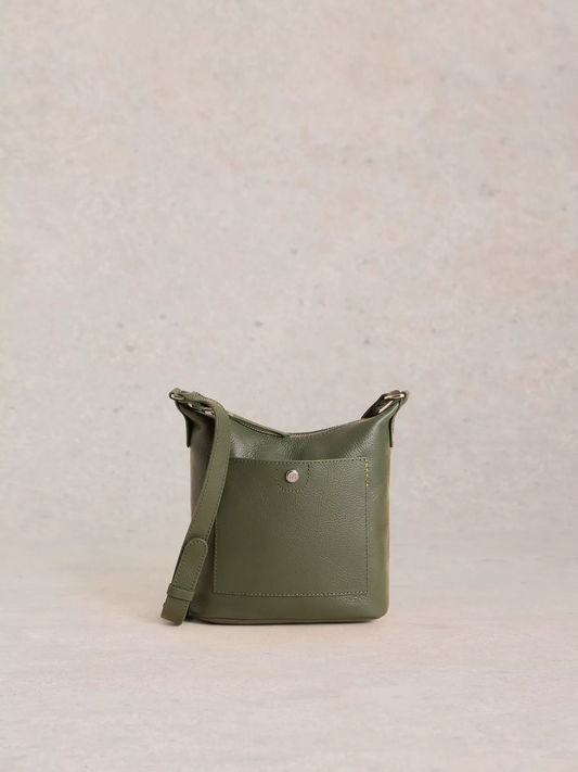 Mini Leather Fern Crossbody