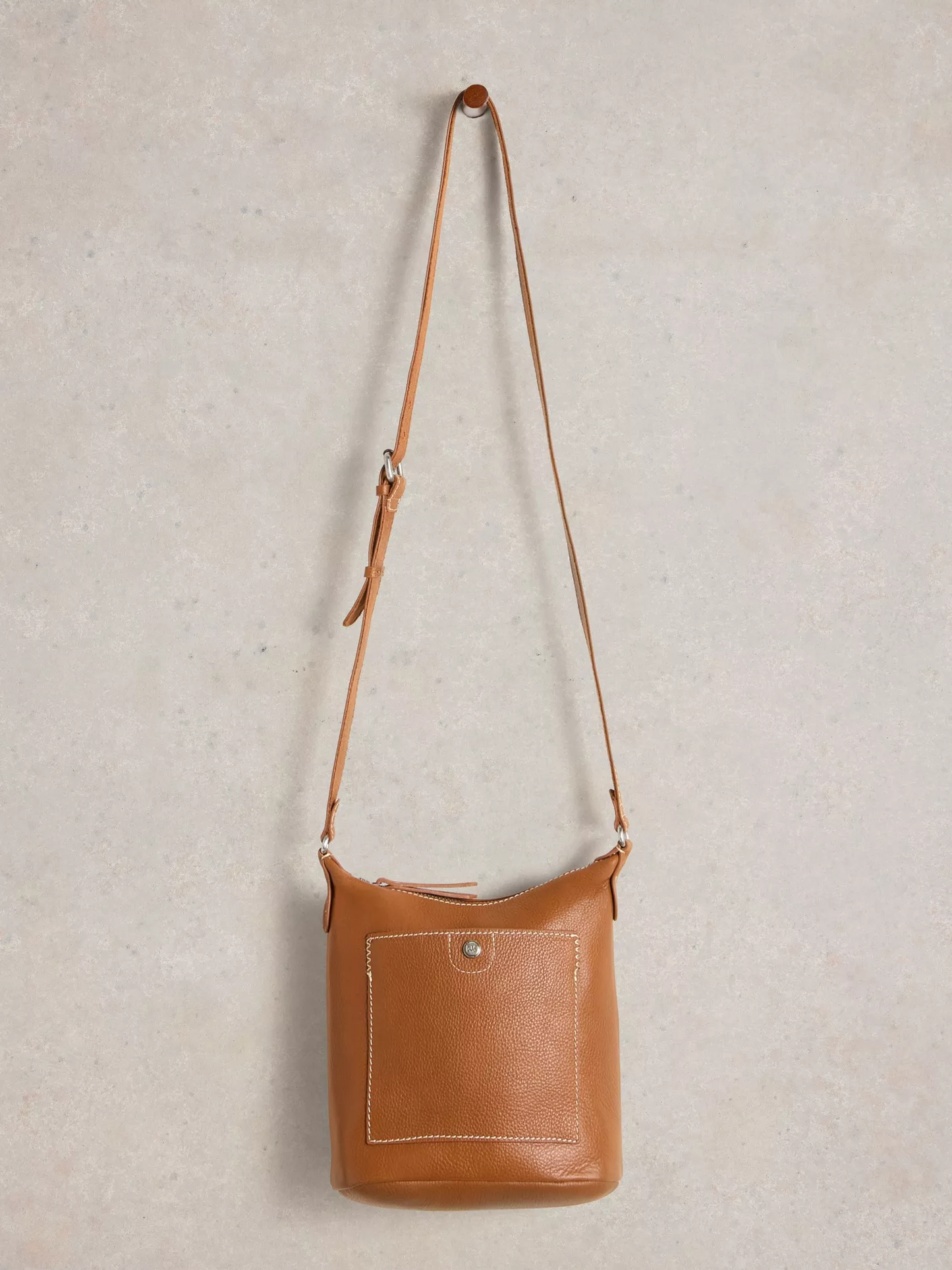 Mini Leather Fern Crossbody