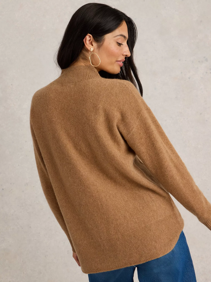 Holly High Neck Cashmere Jumper