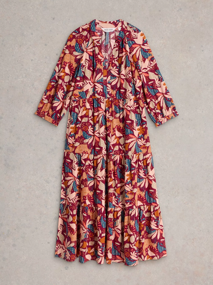 Virginia Tiered Shirt Dress