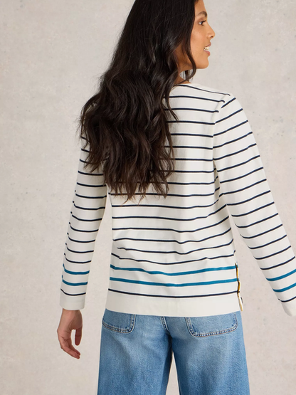 Willow Stripe Long Sleeve Top