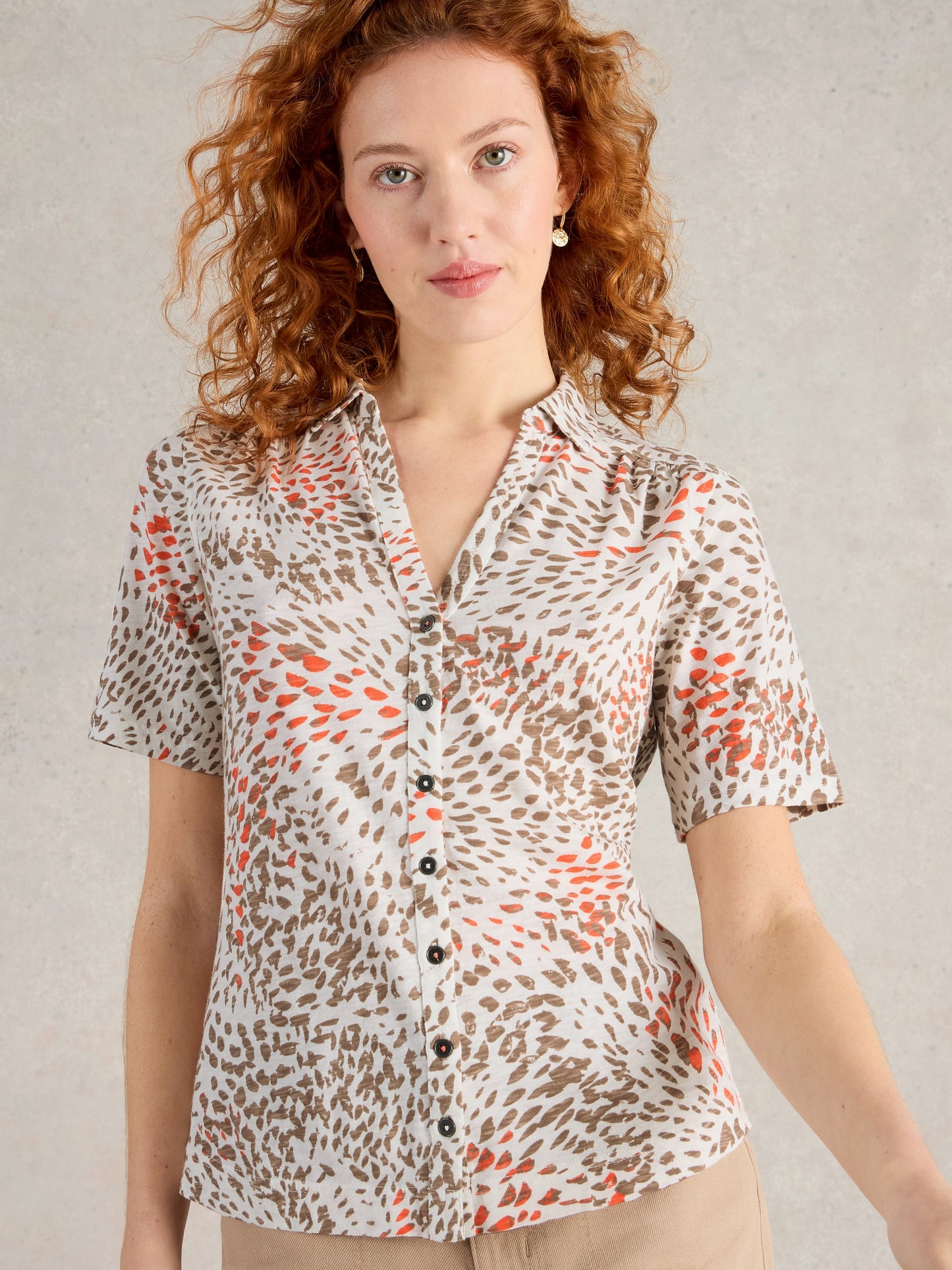 Annie Jersey Short Sleeve Shirt