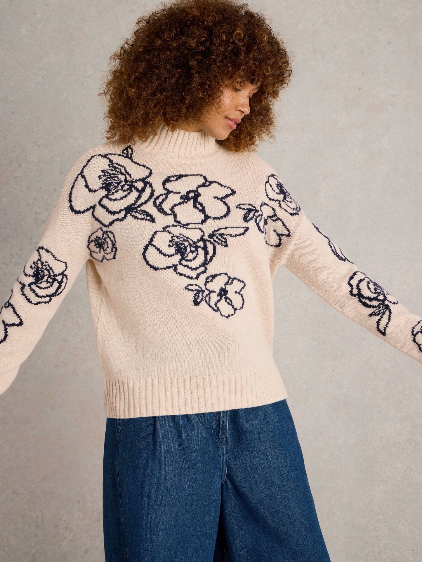 Sprig Floral Jumper