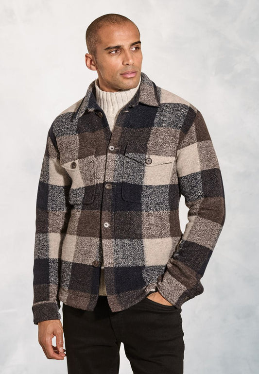 Fitzgerald Chocolate Check Overshirt