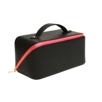 Black & Pink Train Case