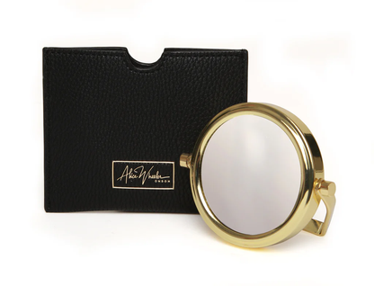 Black - Mirror & Pouch - 7x Magnification