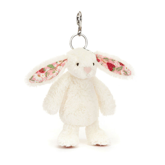 Blossom Cream Bunny 'Berry' Bag Charm