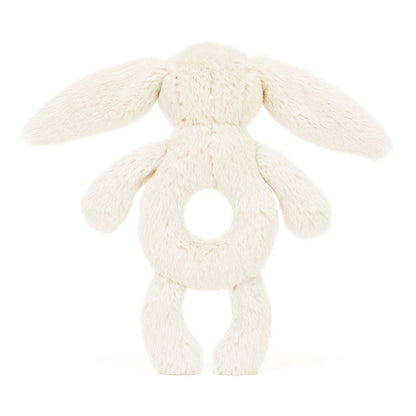 Bashful Cream Bunny Ring Rattle