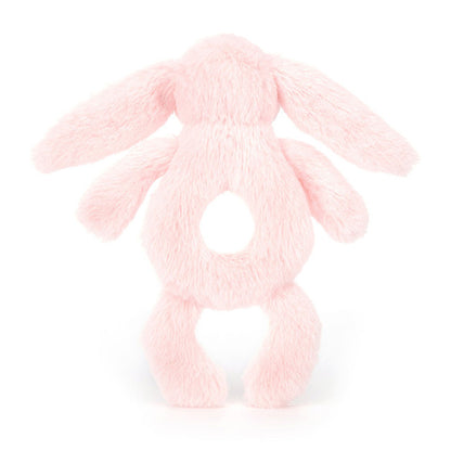 Bashful Pink Bunny Ring Rattle