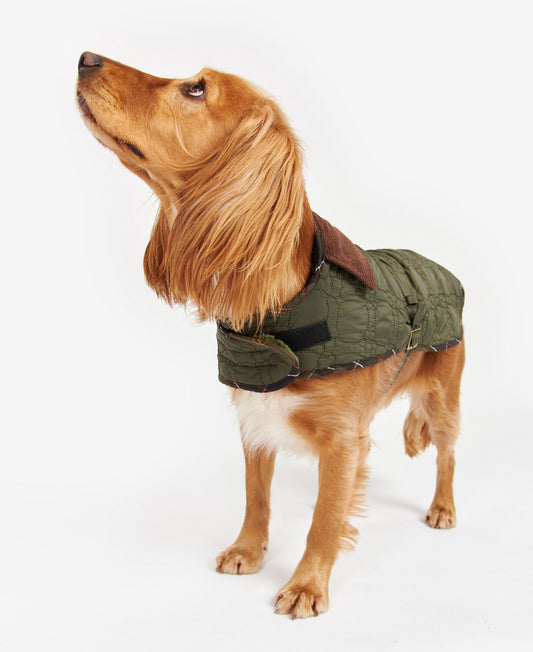 Dog Bone Quilted Dog Coat