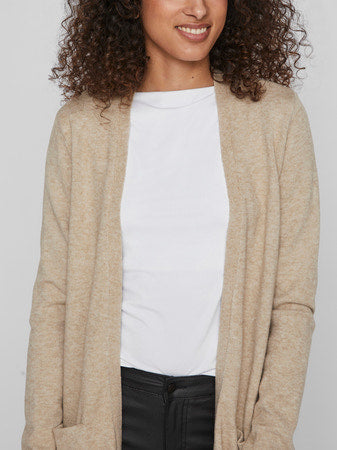 VIRIL OPEN L/S KNIT CARDIGAN - NOOS