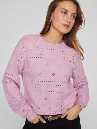 VIRIL POINTELLE KNIT JUMPER