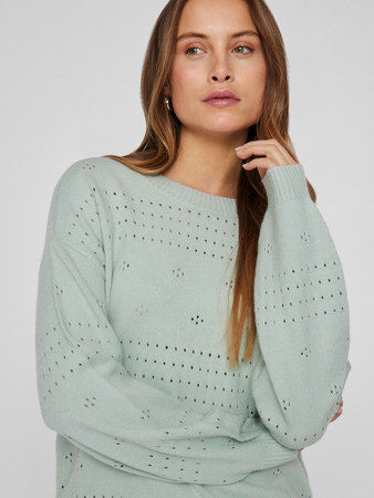 VIRIL POINTELLE KNIT JUMPER