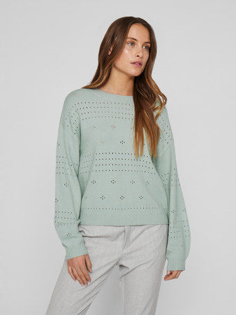 VIRIL POINTELLE KNIT JUMPER