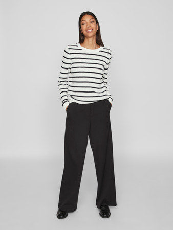 VIDALO Long sleeve Stripe Knit Top