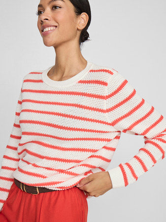 VIDALO Long sleeve Stripe Knit Top