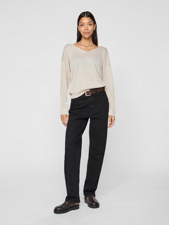 VINOVY V Neck Long Sleeve Top