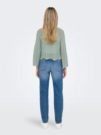 Cropped Knitted Pullover