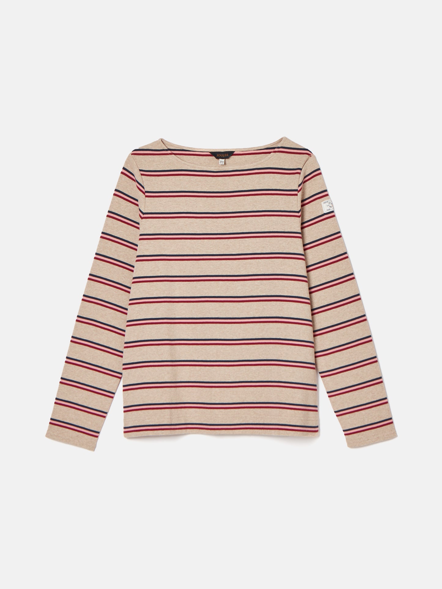 New Harbour Striped Boat Neck Breton Top