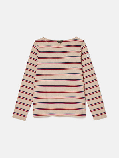 New Harbour Striped Boat Neck Breton Top