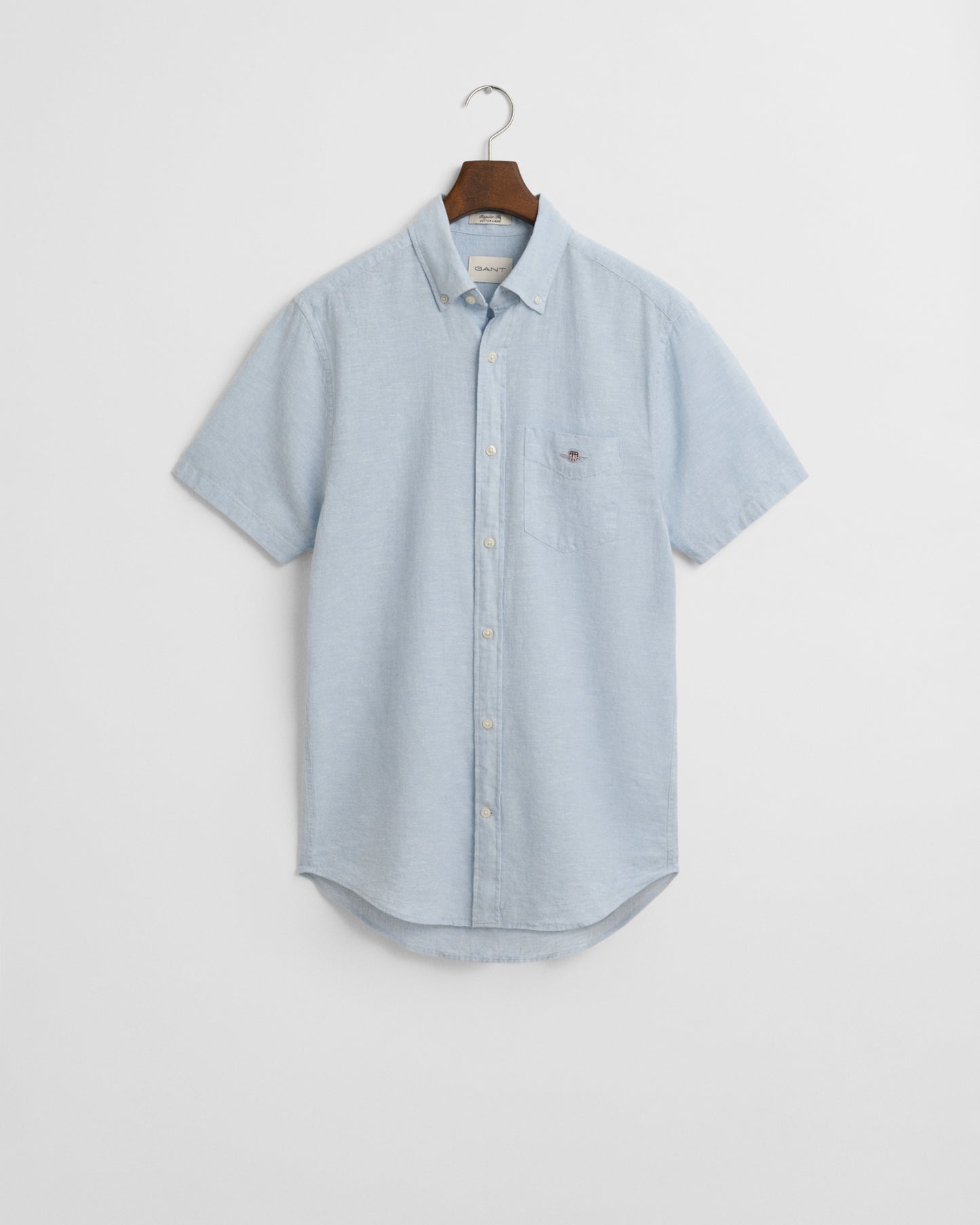 Regular Cotton Linen Short Sleeve Shirt