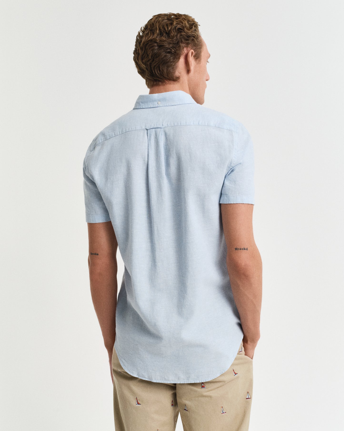 Regular Cotton Linen Short Sleeve Shirt