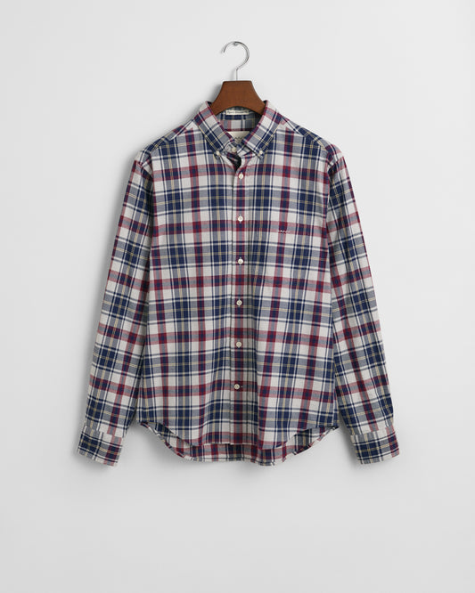 Regular Fit Plaid Flannel Shirt