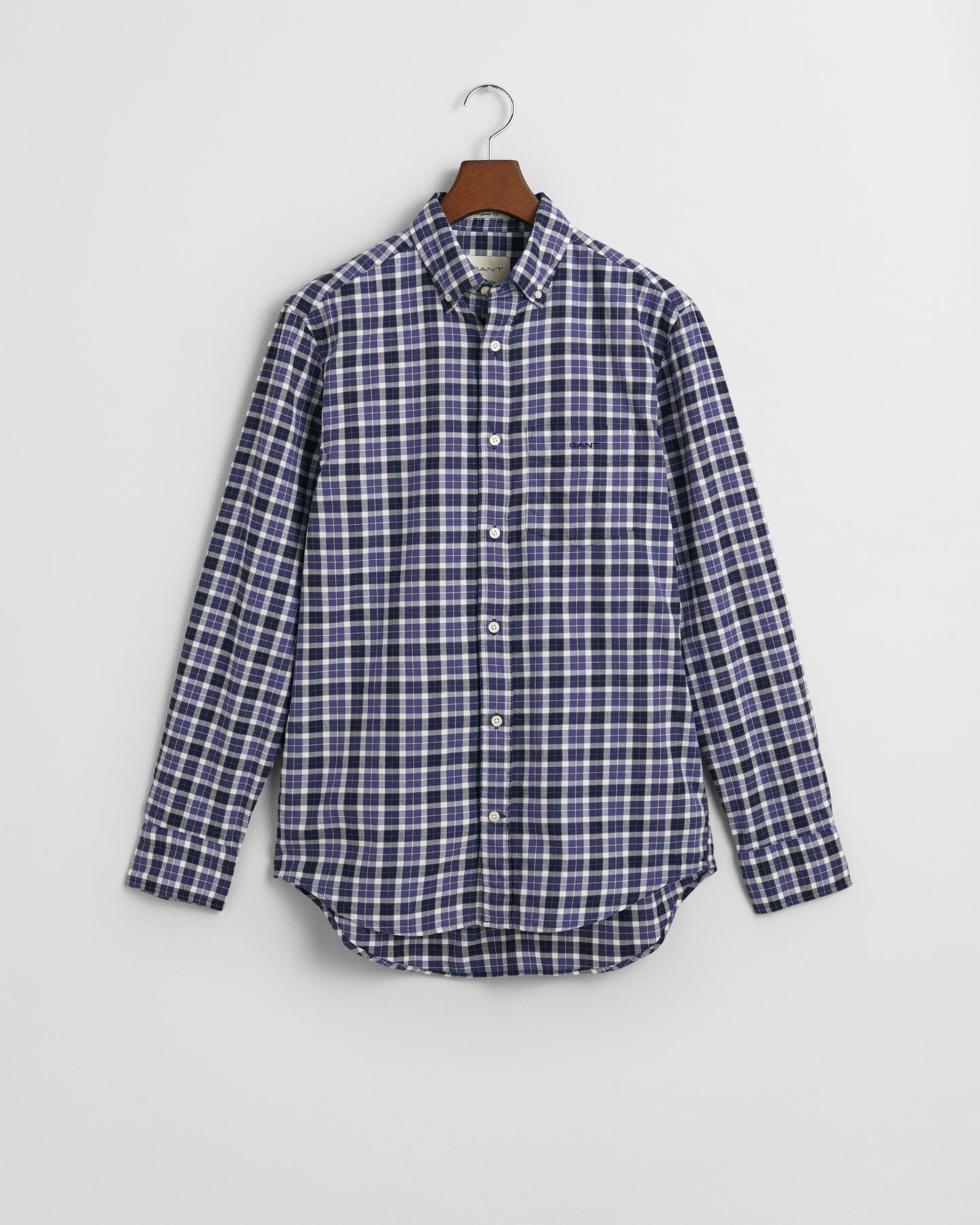 Regular Fit Checked Light Twill Shirt